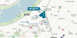 메이플자이 청약 관련 입지환경 지도 출처 메이플자이홈페이지
