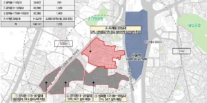 서계 공덕 청파 재개발 4개소 신속통합기획 대상지 현황(출처 서울시)