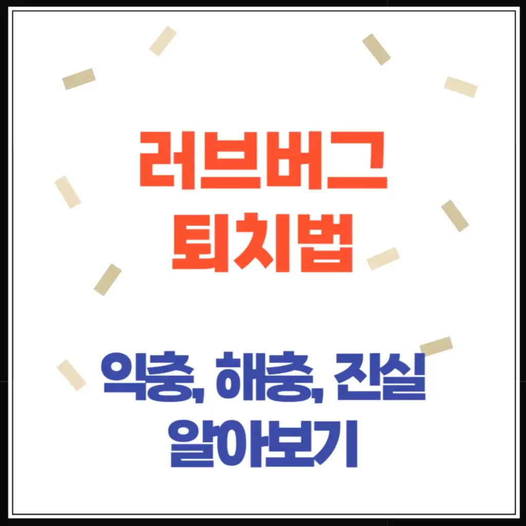 6~7월 불청객, 러브버그 퇴치법 총정리! (붉은등우단털파리, 커블버그)